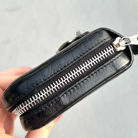 Balenciaga Extra Wide Wallet Clutch Black - Picture 3 of 9